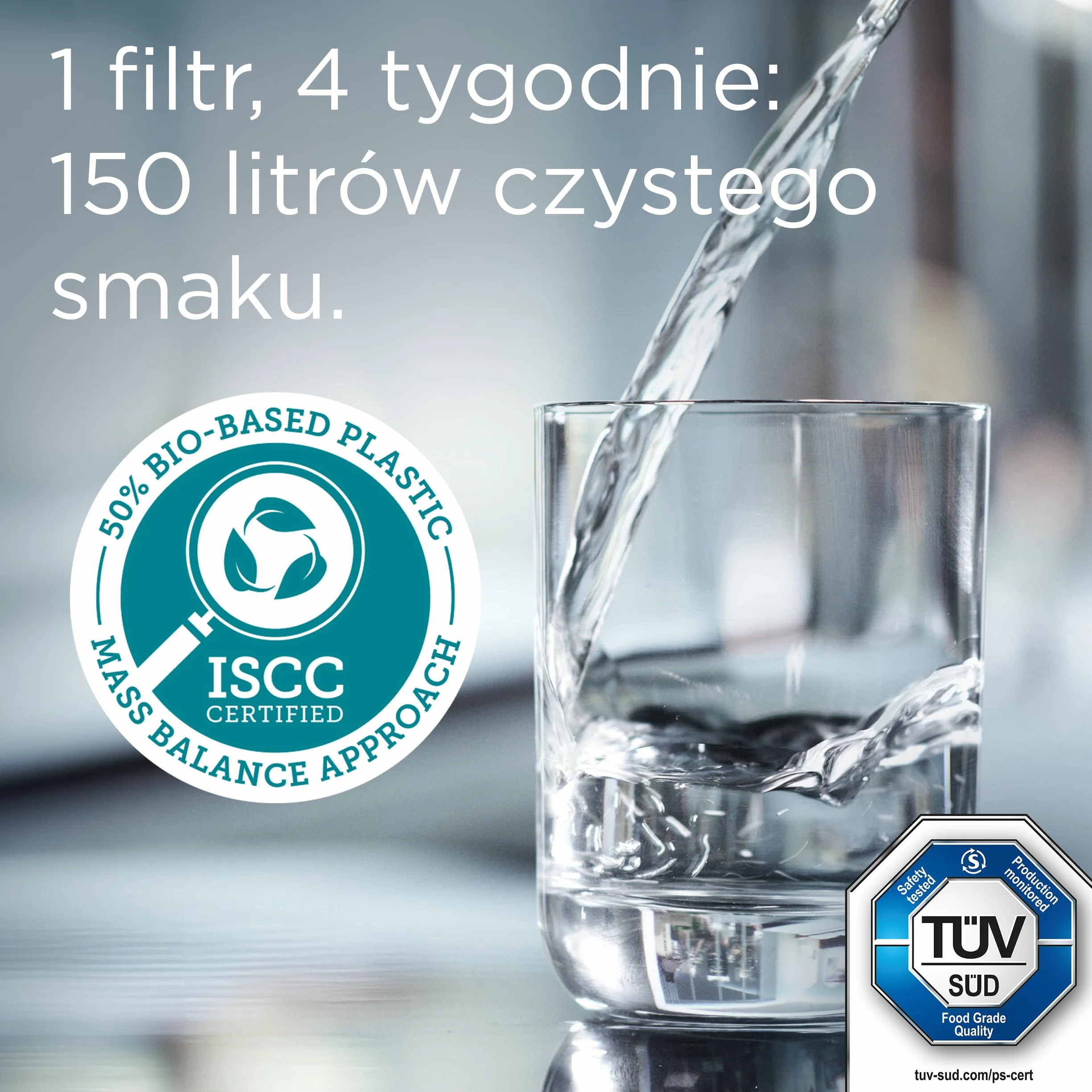 BRITA Wkład filtrujący MAXTRA PRO Pure Performance do wody – opakowanie 6 szt. – oryginalny wkład BRITA poprawiający smak wody kranowej, redukujący zanieczyszczenia, chlor, PFAS, pestycydy i kamień
