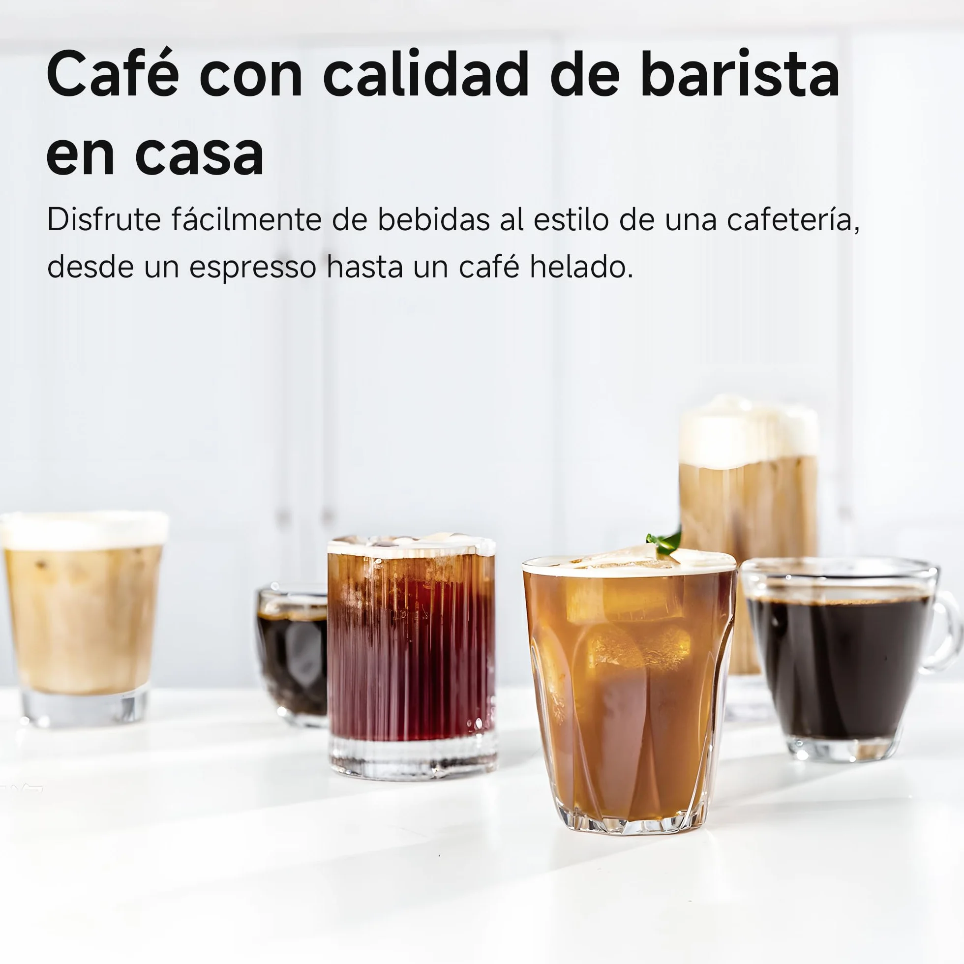 HIBREW Programowalny ekspres do espresso, H10B, szczotkowana stal nierdzewna, regulowana temperatura i objętość filiżanki, oczyszczacz parowy do spieniania mleka