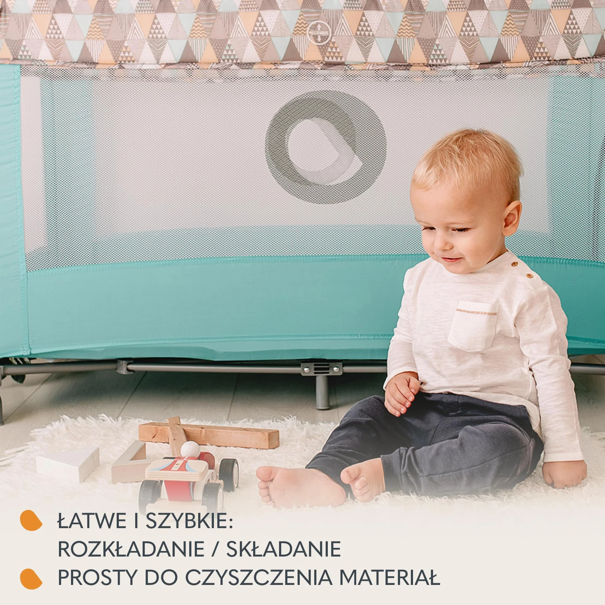 Lionelo LNL00023 Łóżeczko Turystyczne, Turkusowy