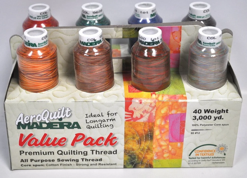 Madeira AeroQuilt 8 Cone Variegated Value Pack 9131BVP