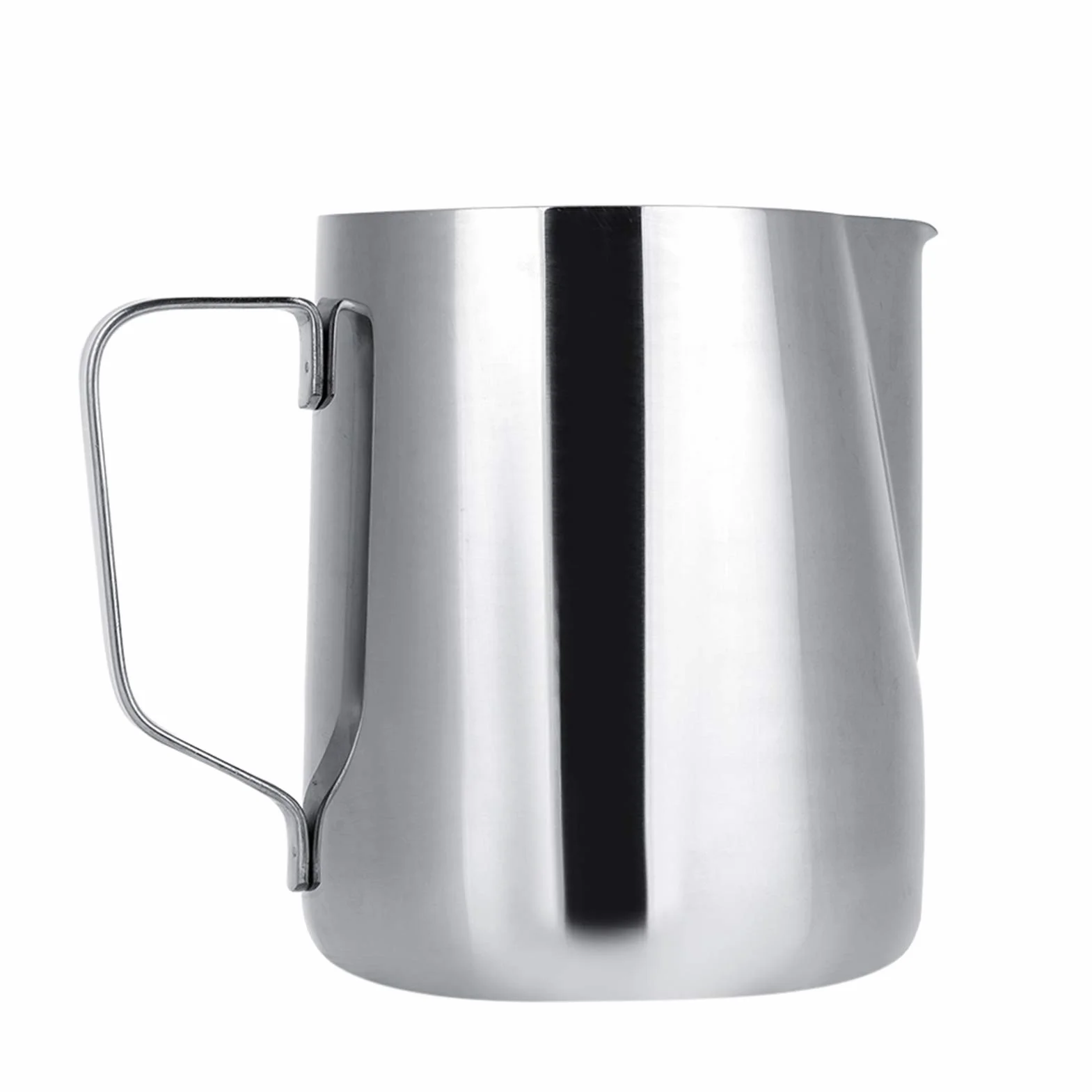 dzbanek na mleko, ze stali nierdzewnej, 600 ml, dzbanek do kawy z pomiarem – do mleka i sztuki latte