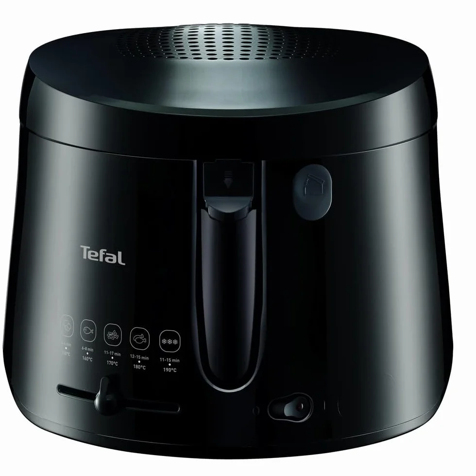 Tefal FF1078 Maxi Fry Frytkownica, pojemność 1,2 kg, regulowany termostat 150-190 °C, składany uchwyt, czarny