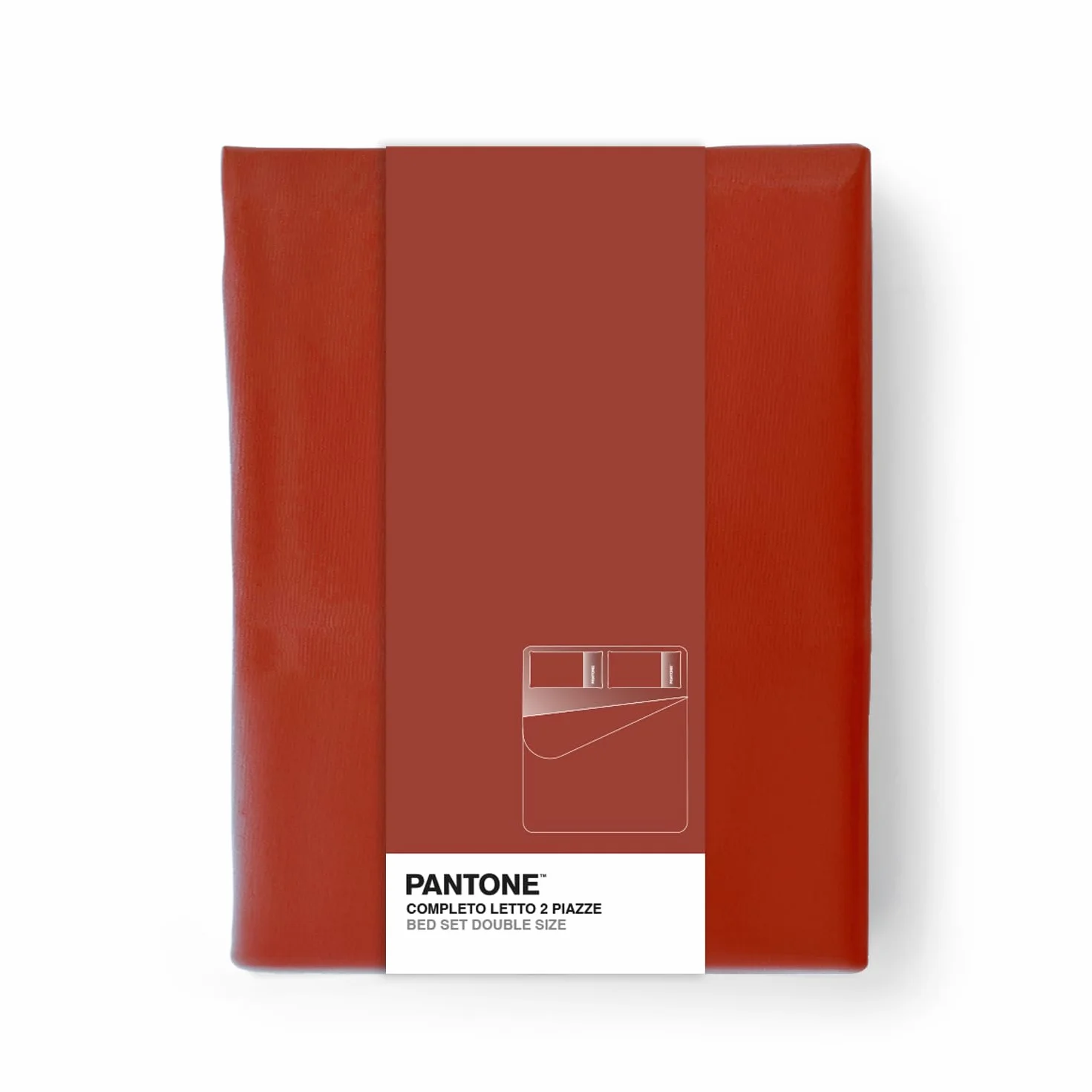 PANTONE™ - komplet pościeli bawełnianej na łóżko dwuosobowe 240 x 280 cm + prześcieradło z gumką z podwójnym łóżkiem, ochraniacz na materac 180 x 200 cm, z gumkami do materaca o wymiarach do 30 cm i
