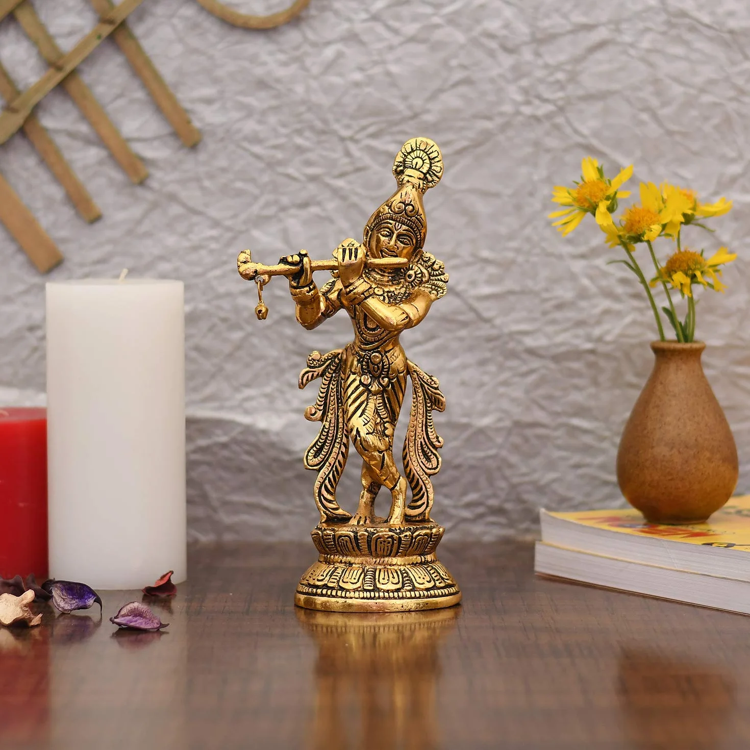 Collectible India Figurka bożka Pooja i prezent (zestaw 1 szt.)
