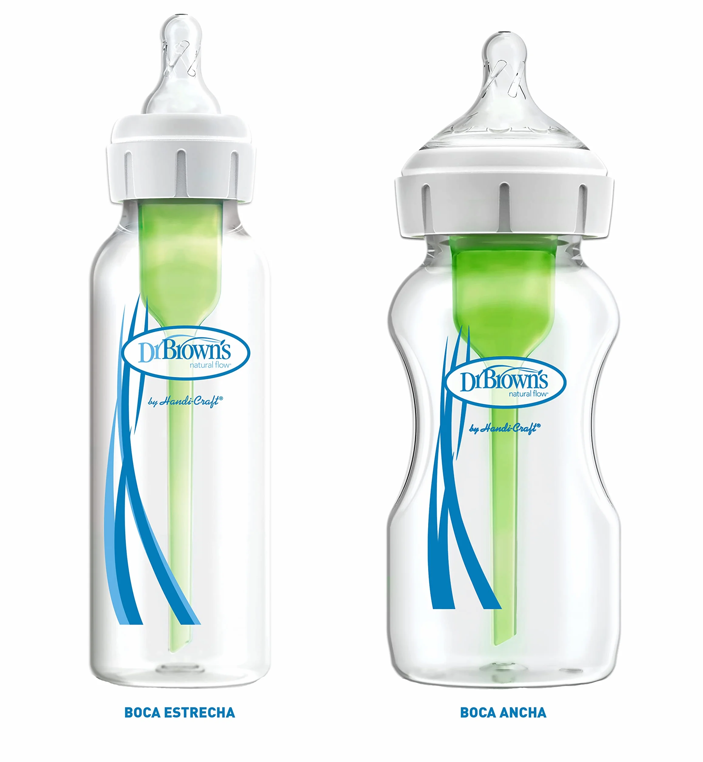 Dr. Brown's Butelka do karmienia Antykolowa Szerokie usta Options+ 150 ml Przezroczysty Butelka dla niemowląt +0 miesięcy