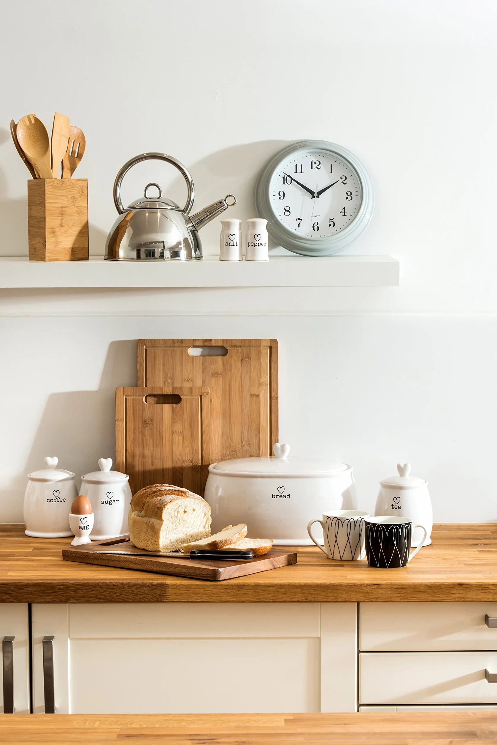 Premier Housewares Charm pojemnik na herbatę - biały
