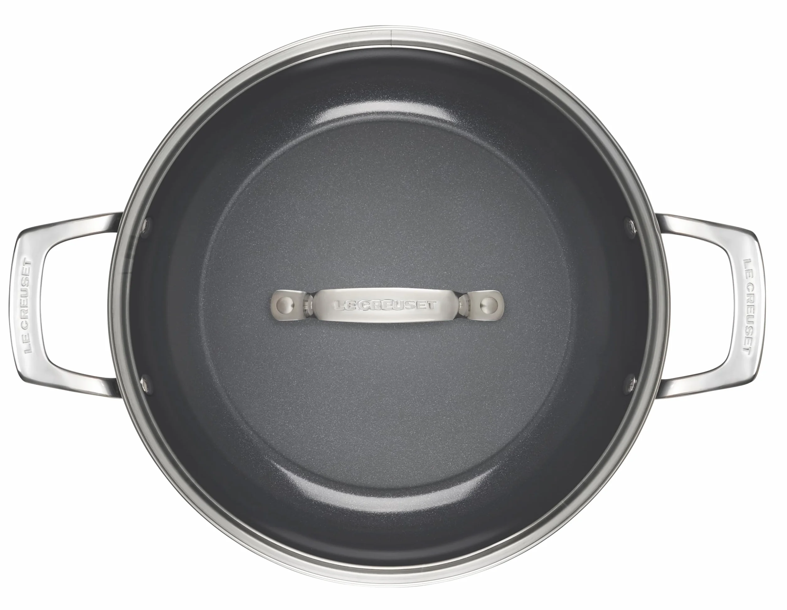 Le Creuset Niezbędna nieprzywierająca ceramiczna płytka braiser ze szklaną pokrywką, 3,5 l