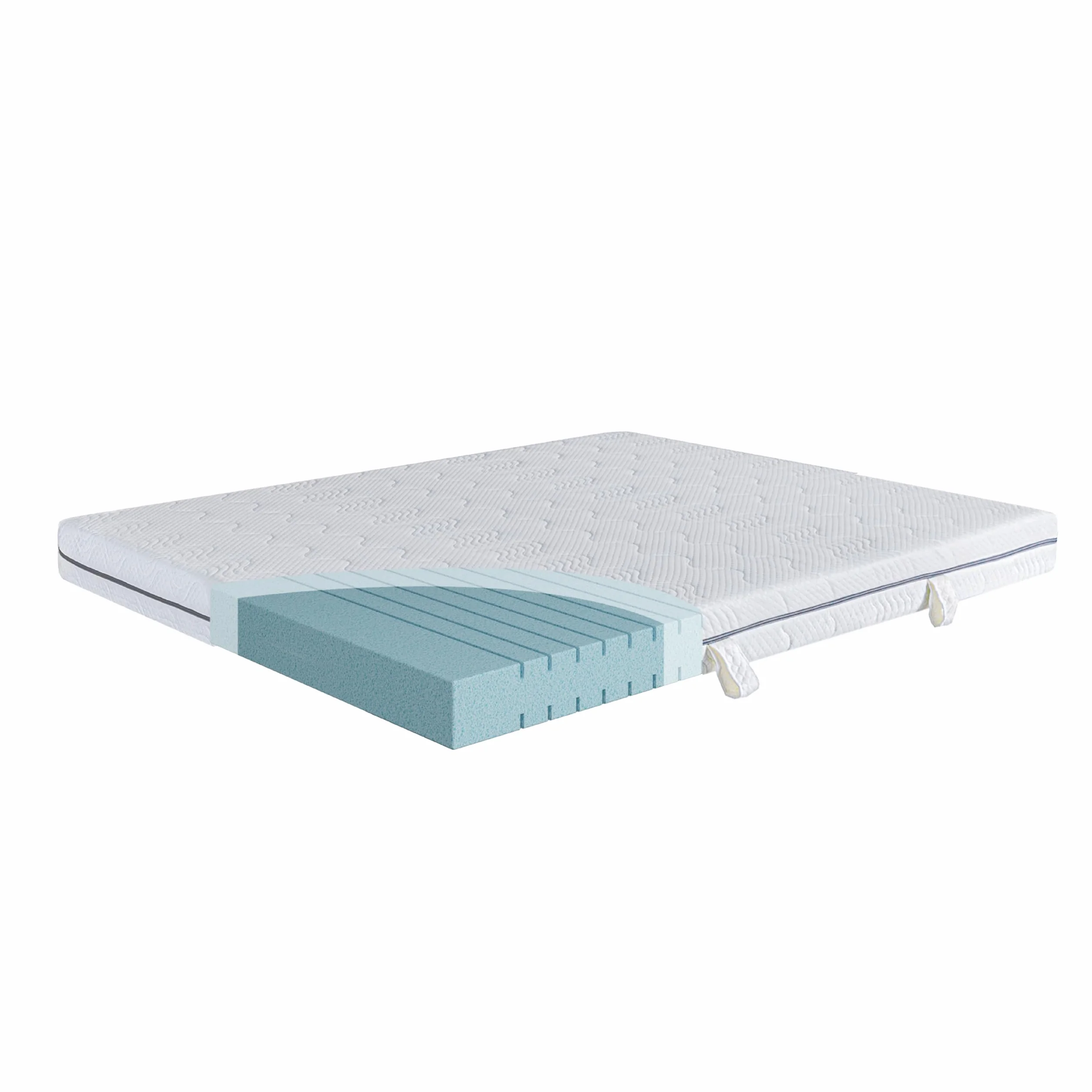 EGO HOME Materac piankowy 90 x 200 cm, H4, 7-strefowy materac z zimnej pianki, wysokość 16 cm, materac rolowany 90 x 200 cm, certyfikat Öko-Tex i CertiPUR