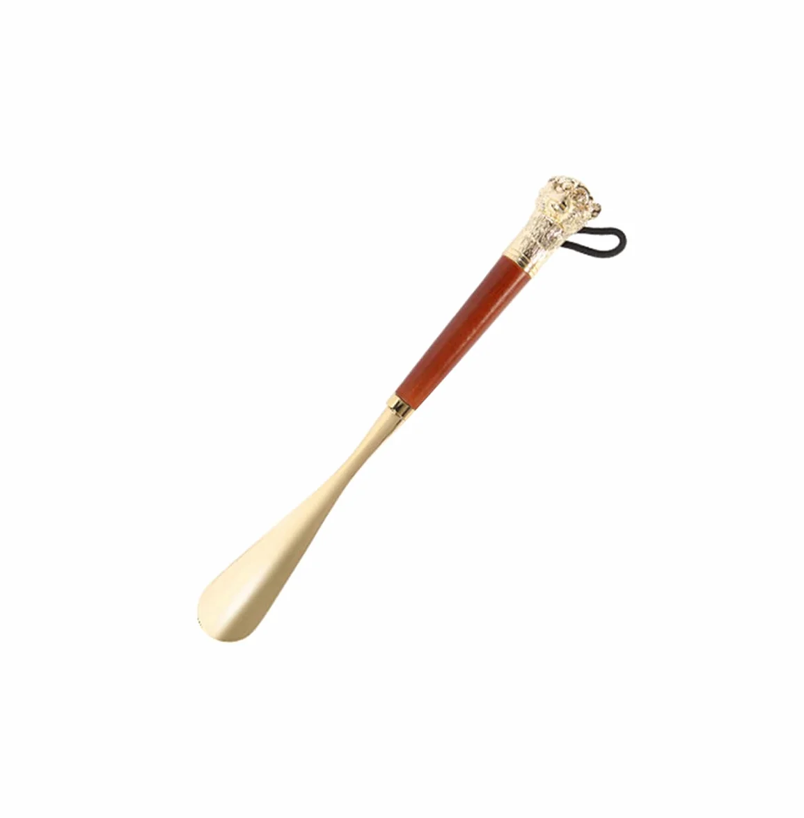 Wysokiej jakości drewniana łyżka do butów z długą rączką(Monkey 32cm)