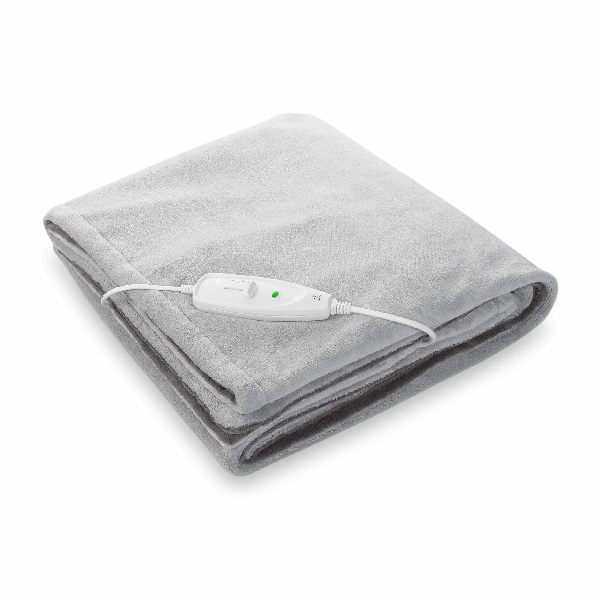 Medisana HB 675 Cuddly Heating Blanket XXL, zmywalny, przytulny Koc z automatycznym wyłączaniem, 4 ustawienia temperatury, 200 x 150 cm, dwukolorowy, odwracalny wygląd, szary/ciemnoszary