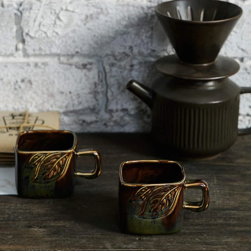 Porcelanowy kubek do kawy 220 ml, duże latte kubki kokosowe kubki na mleko z uchwytem filiżanki kubek śniadaniowy kubek na koktajl mleczny kubek do świątecznych barów kuchni