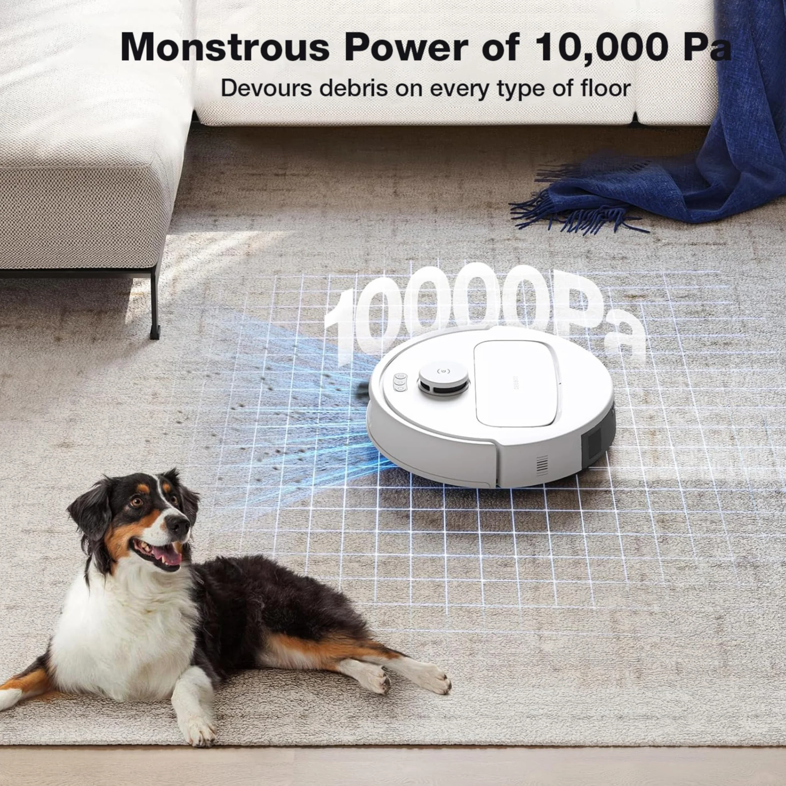 Ecovacs N30 PRO OMNI WHITE Robot Odkurzający