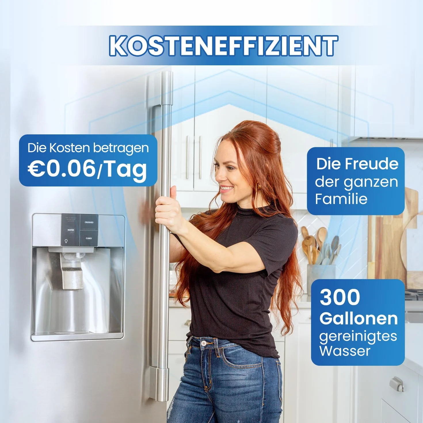 GOLDEN ICEPURE Filtr wody do lodówki, Kompatybilny z Samsung DA29-00003F, DA29-00003G, Aqua Pure Plus Hafin, DA29-00003B, DA29-00003A, DA97-06317A, RFC1100A, 2 sztuki RWF1100A