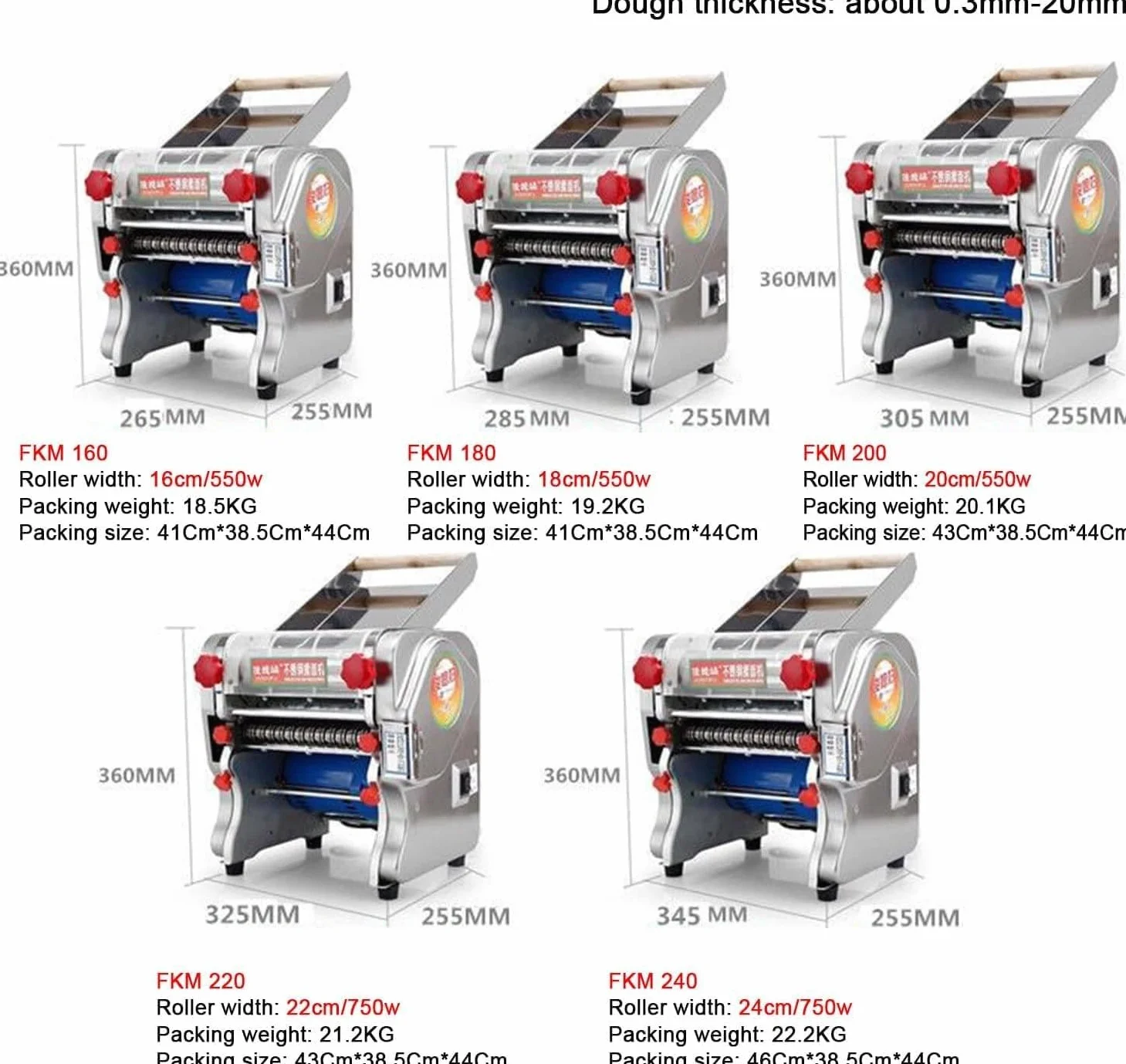 Automatyczna maszyna do makaronu 550 W do użytku domowego i komercyjnego, elektryczne maszyny do makaronu, wałkownica do ciasta,Elektryczna maszynka do makaronu 240