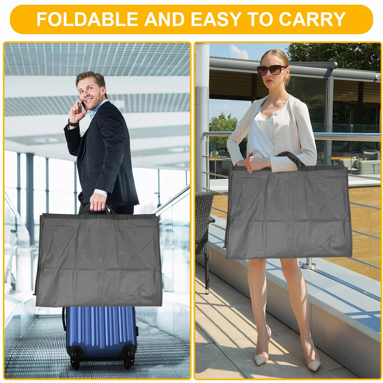 2 x torba na suknię ślubną, 180 x 60 cm, odporne na kurz, pokrowce na ubrania, długie torby na sukienki, z uchwytem, wodoodporne pokrowce na garnitury