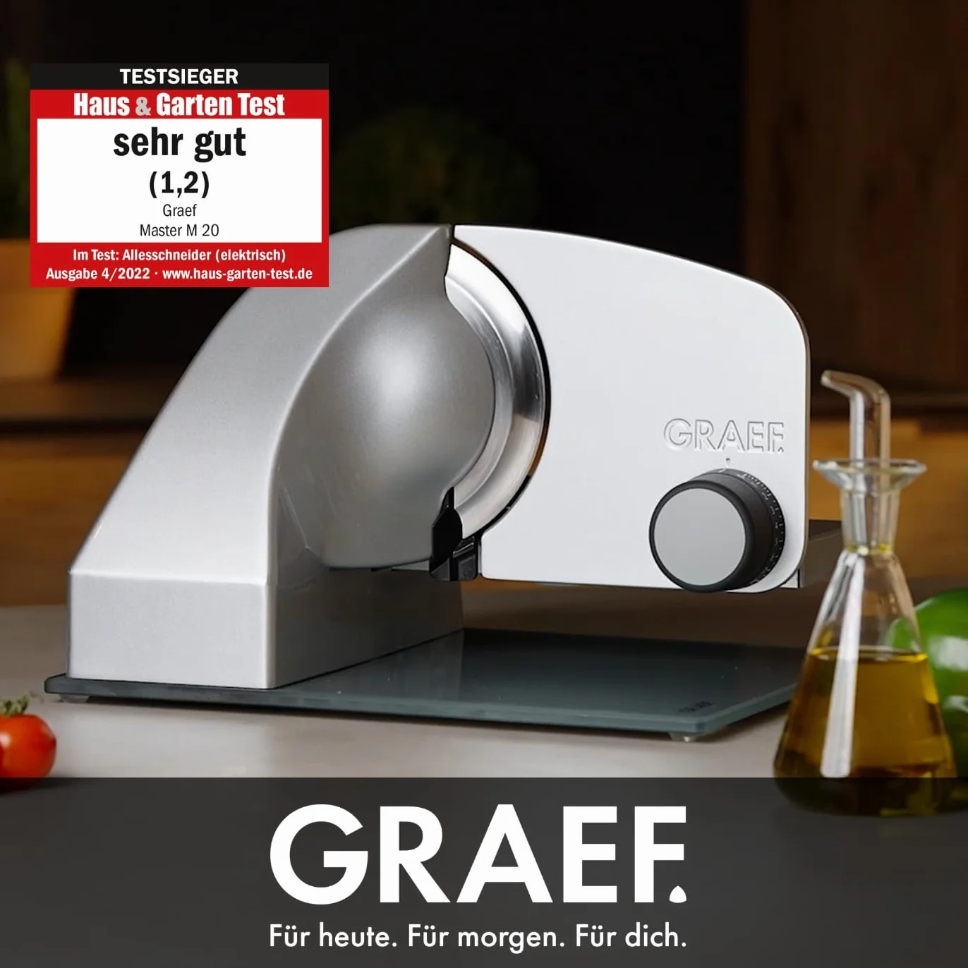 Krajalnica Graef Master M20 M20EU stal nierdzewna, srebrna