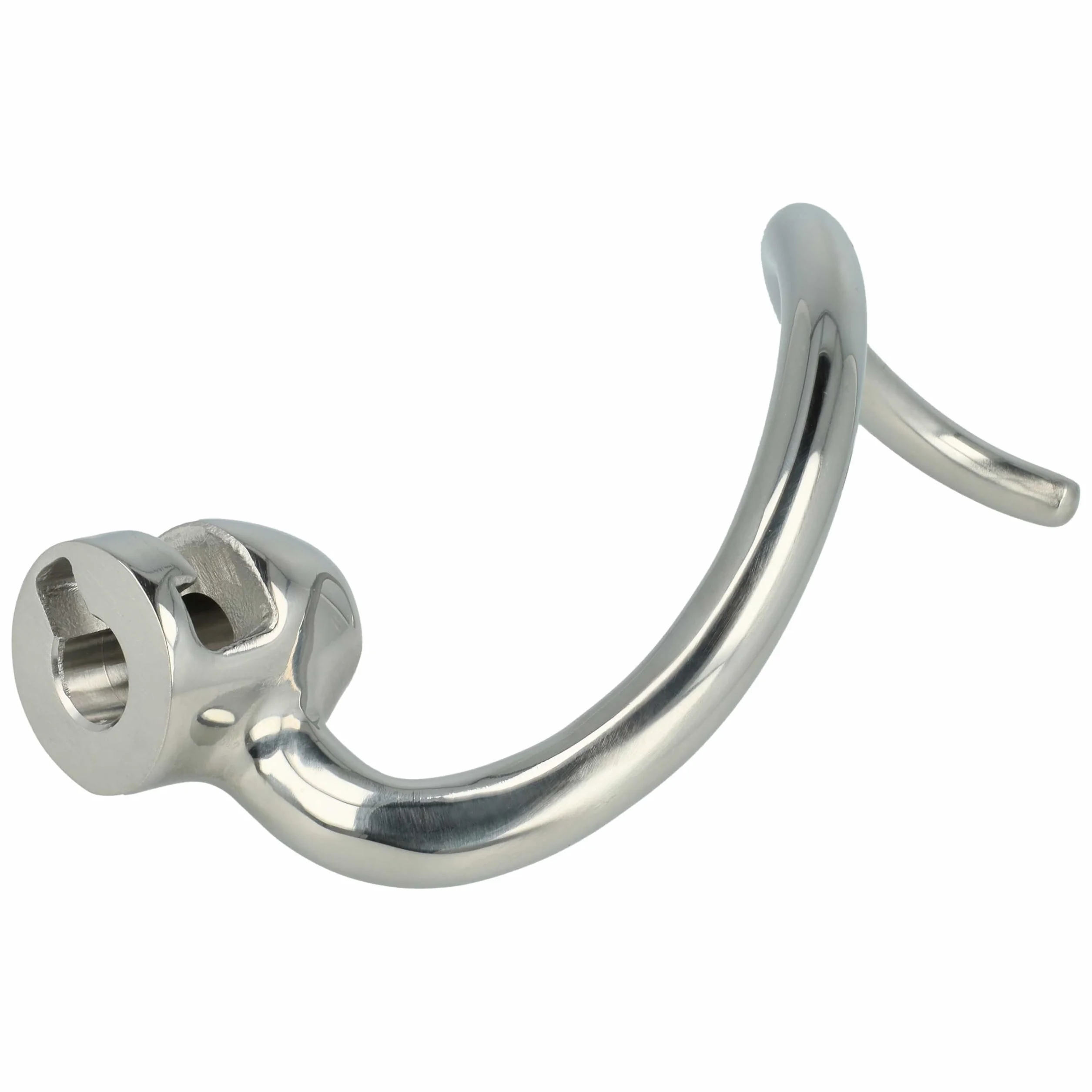 vhbw Zamienny hak do ugniatania do KitchenAid 5K7SDH do robota kuchennego, łopata, 18 x 6 cm, stal nierdzewna, srebrny