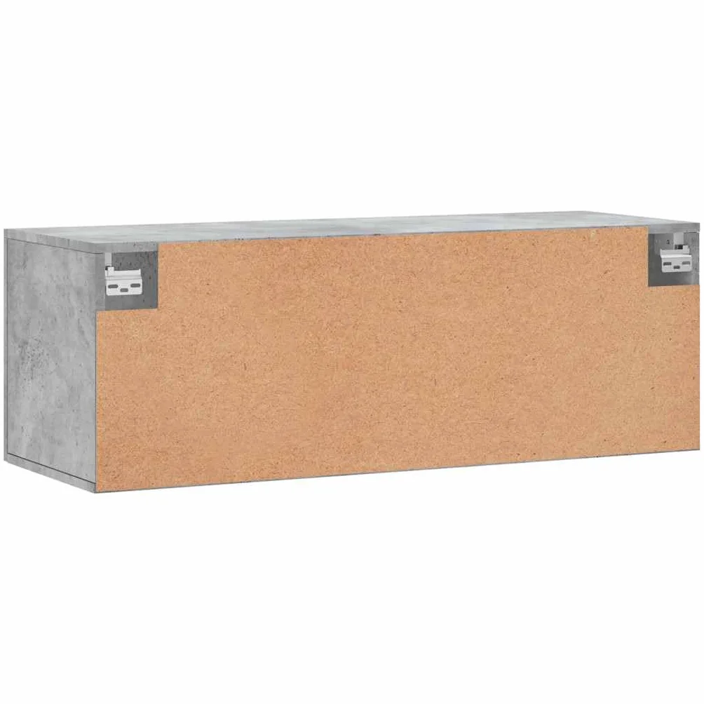 vidaXL Szafka wisząca szarość betonu 100x36,5x35 cm