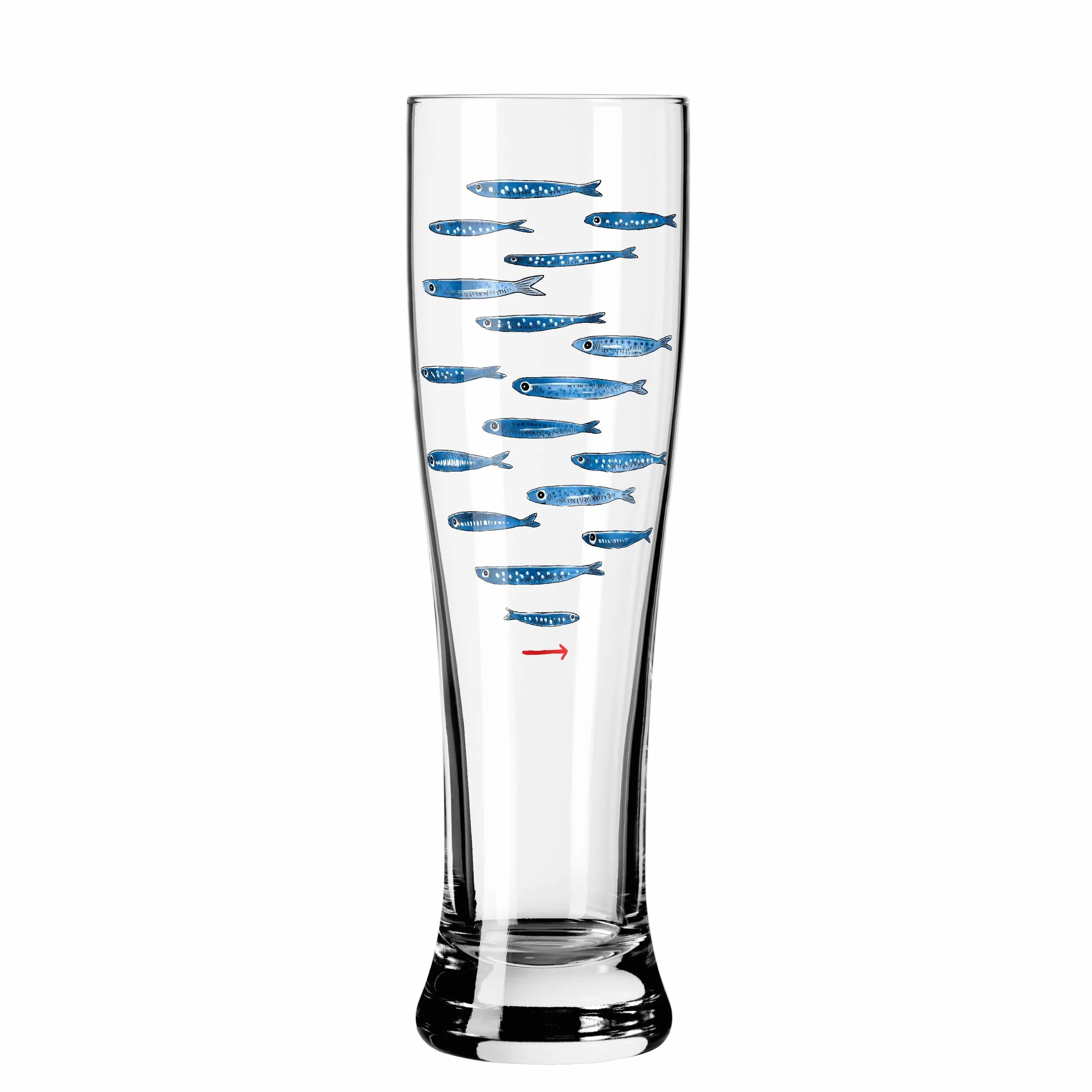 RITZENHOFF 3481007 Szklanki do piwa pszenicznego 500 ml - zestaw 2 szt. - seria czas przydatności zestaw nr 7, 2 sztuki z wielokolorowym nadrukiem cyfrowym