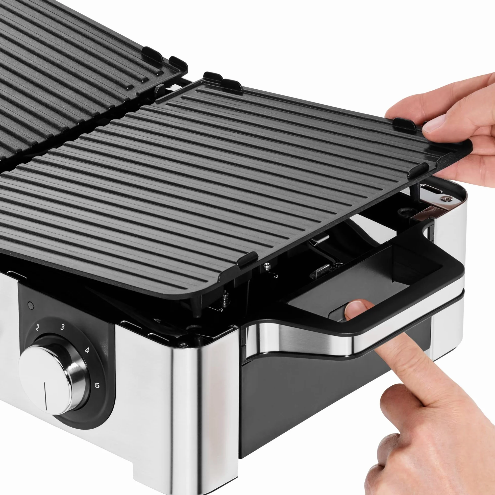 Wmf Compact Grill Elektryczny, Czarny/Srebrny, 28 x 50 cm