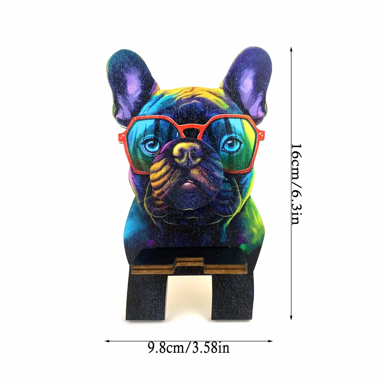 Drewniany stojak na okulary, drewniany stojak na okulary 3D, uchwyt na okulary dla szczeniaka, stojak na okulary przeciwsłoneczne, prezent, dekoracja biurka, uchwyt na okulary dla mężczyzn