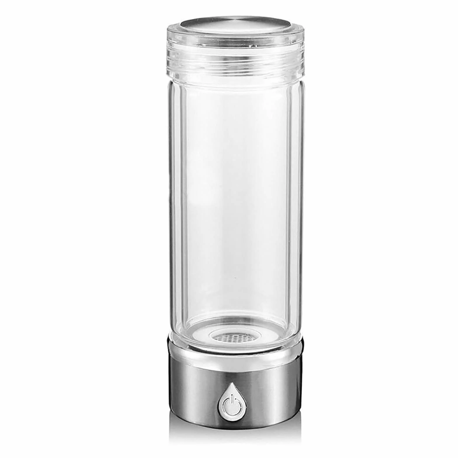 Przenośna butelka na wodę alkaliczną na wodór Generator wody Bogaty wodorowy jonizator Technologia SPE/PEM Akumulator USB Produkuje zawartość wodoru do 1500PPB Kubek do napojów wodorowych