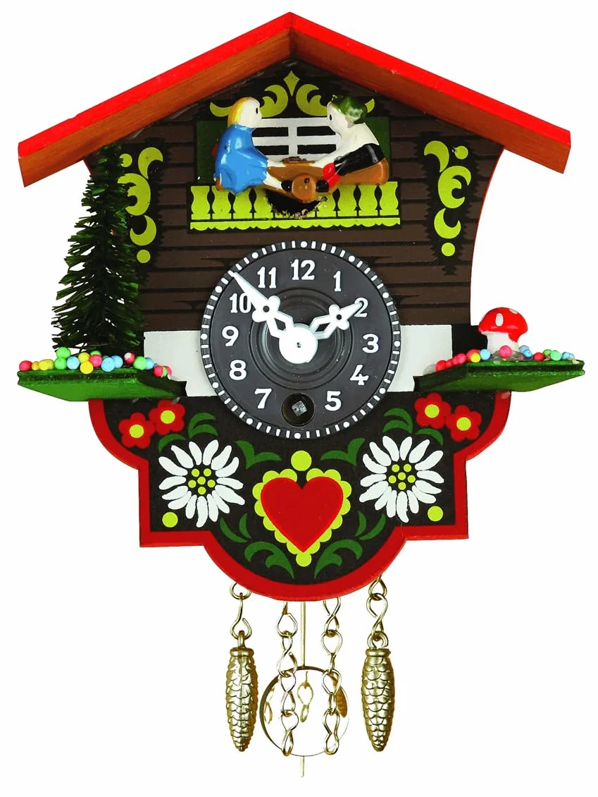 Trenkle Zegar miniaturowy Schwarzwald dom Szwajcaria TU 26 PW