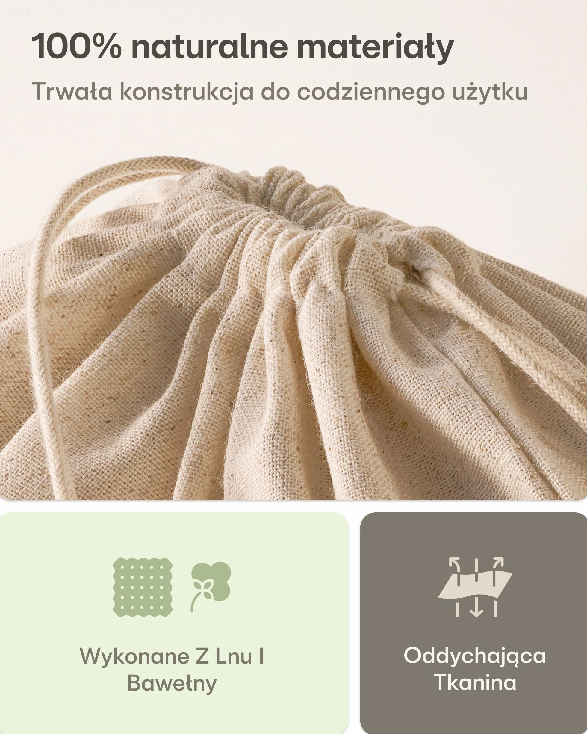 Praknu Zestaw 2 Lniane Worki na Chleb – Wielokrotnego Użytku 30x40 cm – Worek na Chleb Ze Sznurkiem – Naturalna Tkanina do Przechowywania Chleba na Zakwasie