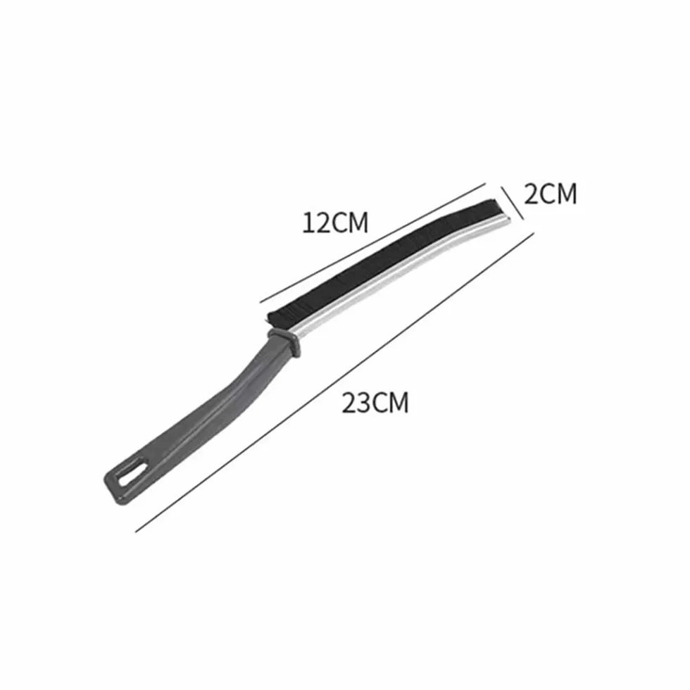 Szczotka do czyszczenia szczelin, szczotka do czyszczenia szczelin z twardym włosiem, długi uchwyt, wąska szczotka do czyszczenia fug, do domu, kuchni, łazienki i rowka okiennego
