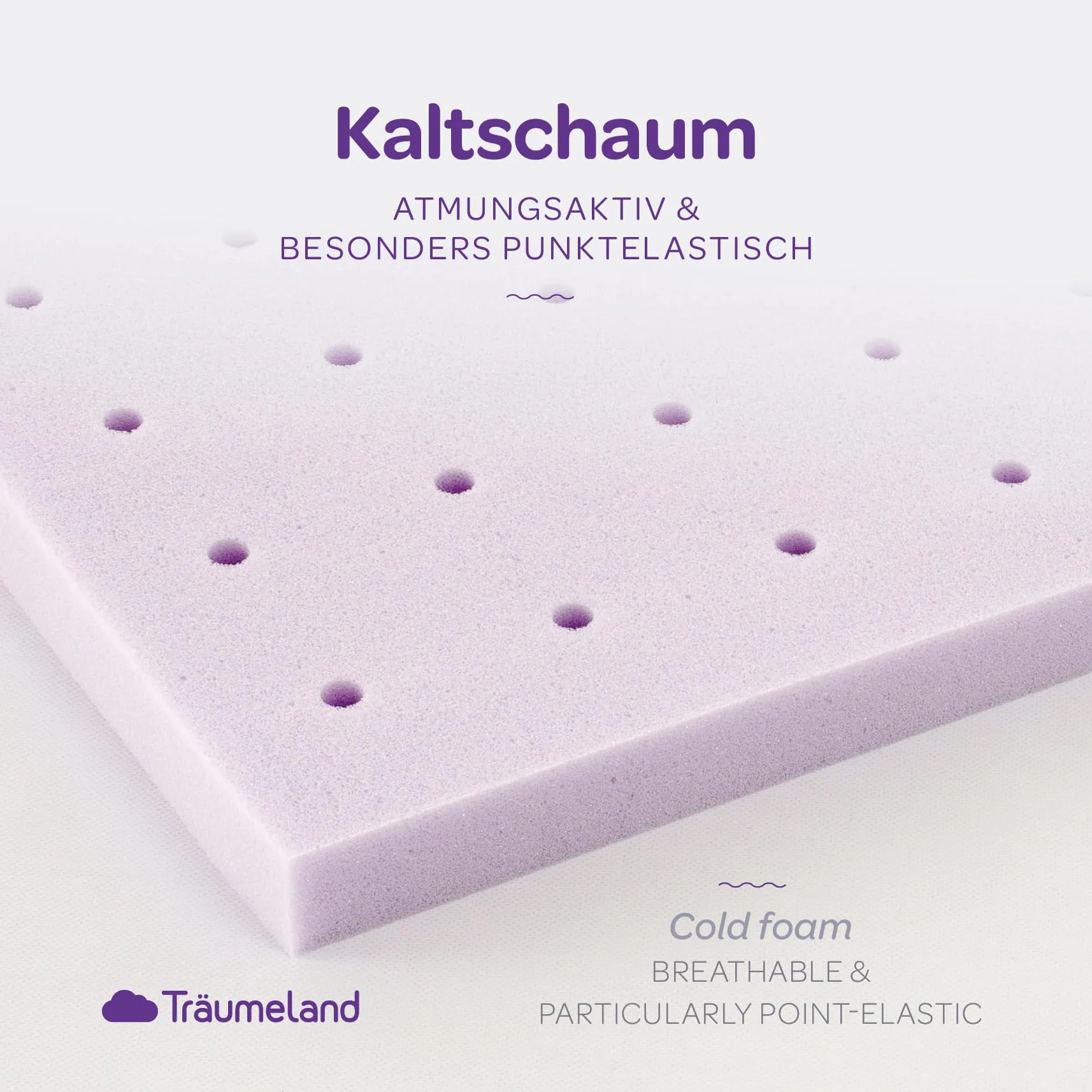 Träumeland Materac "Brise Light" do kołyski, rozmiar 45 x 90 cm, prostokątny kształt
