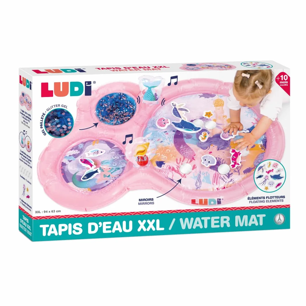 LUDI Dywan wodny syrenka rozmiar XXL