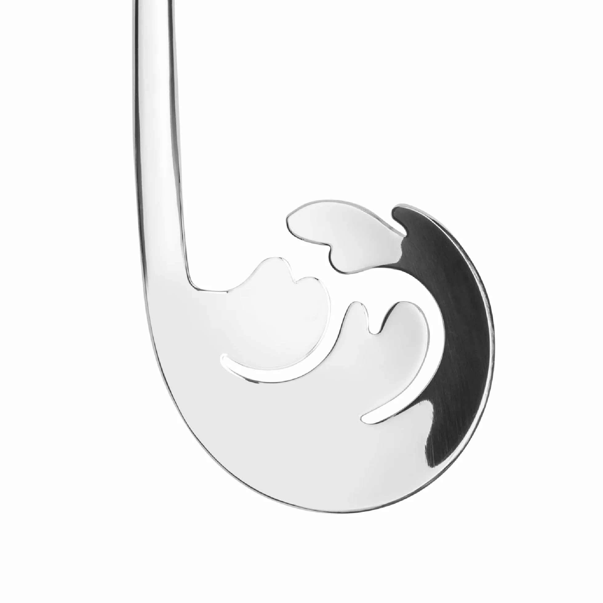 Alessi MMI31 Vabene tester do makaronu - stal szlachetna 18/10 polerowana na połysk, 24,00 x 8,00 x 2,40 cm, srebrny