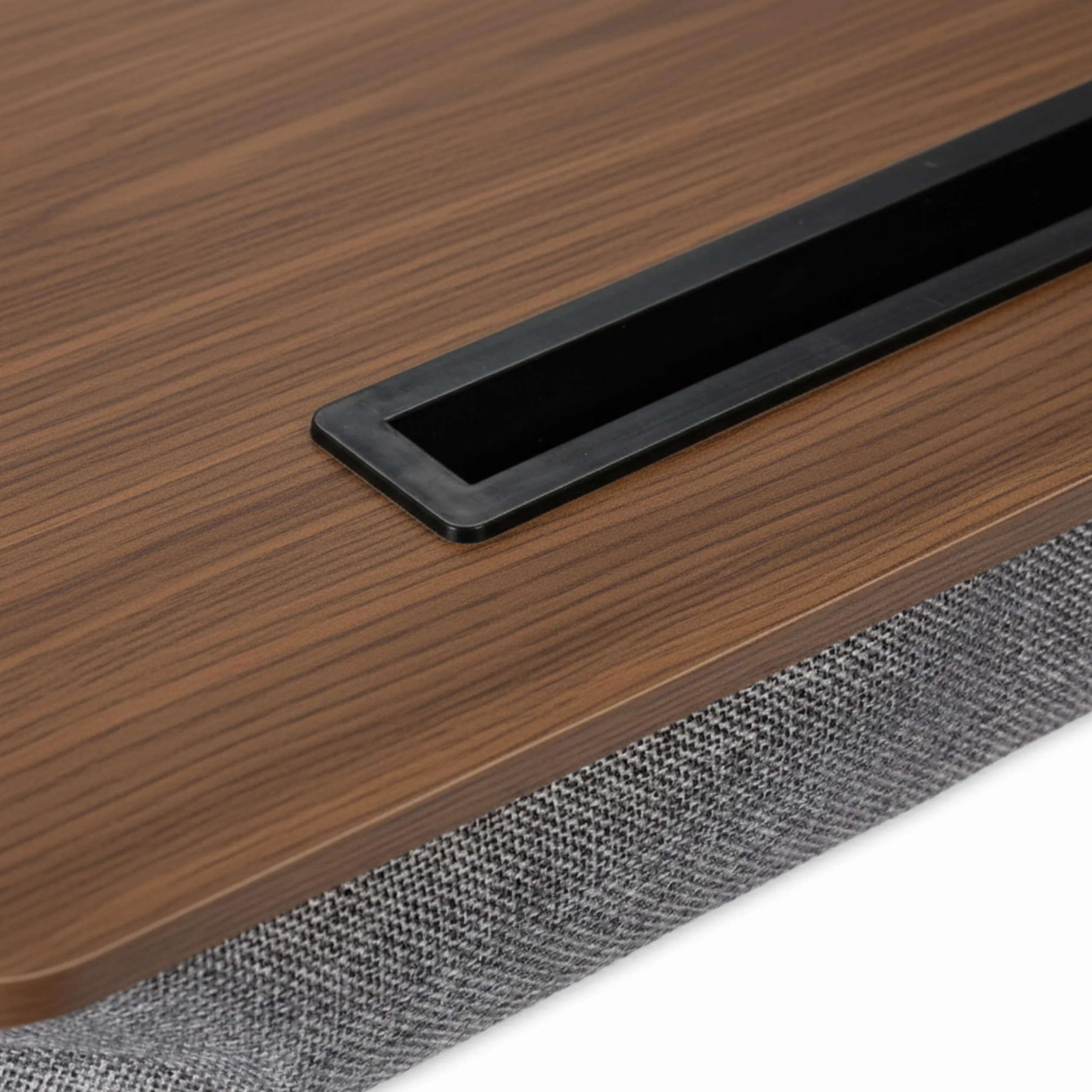 Relaxdays Taca na laptopa z poduszką, na notebooki do 43.2 cm, biurko na tablet na sofę z uchwytem na telefon komórkowy