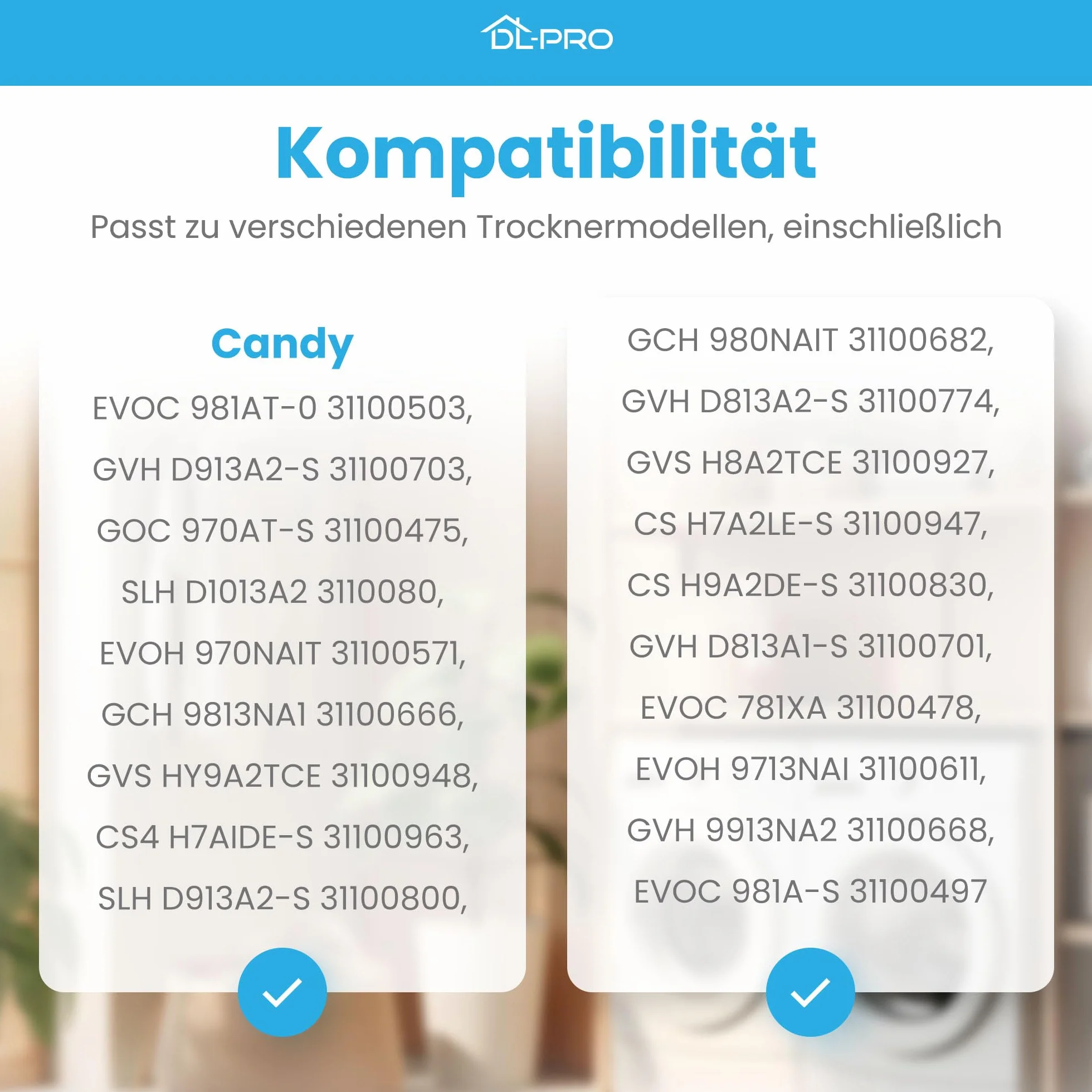 Filtr do suszarki Candy Hoover 40006731 mata filtracyjna 270x122mm zmywalny piankowy