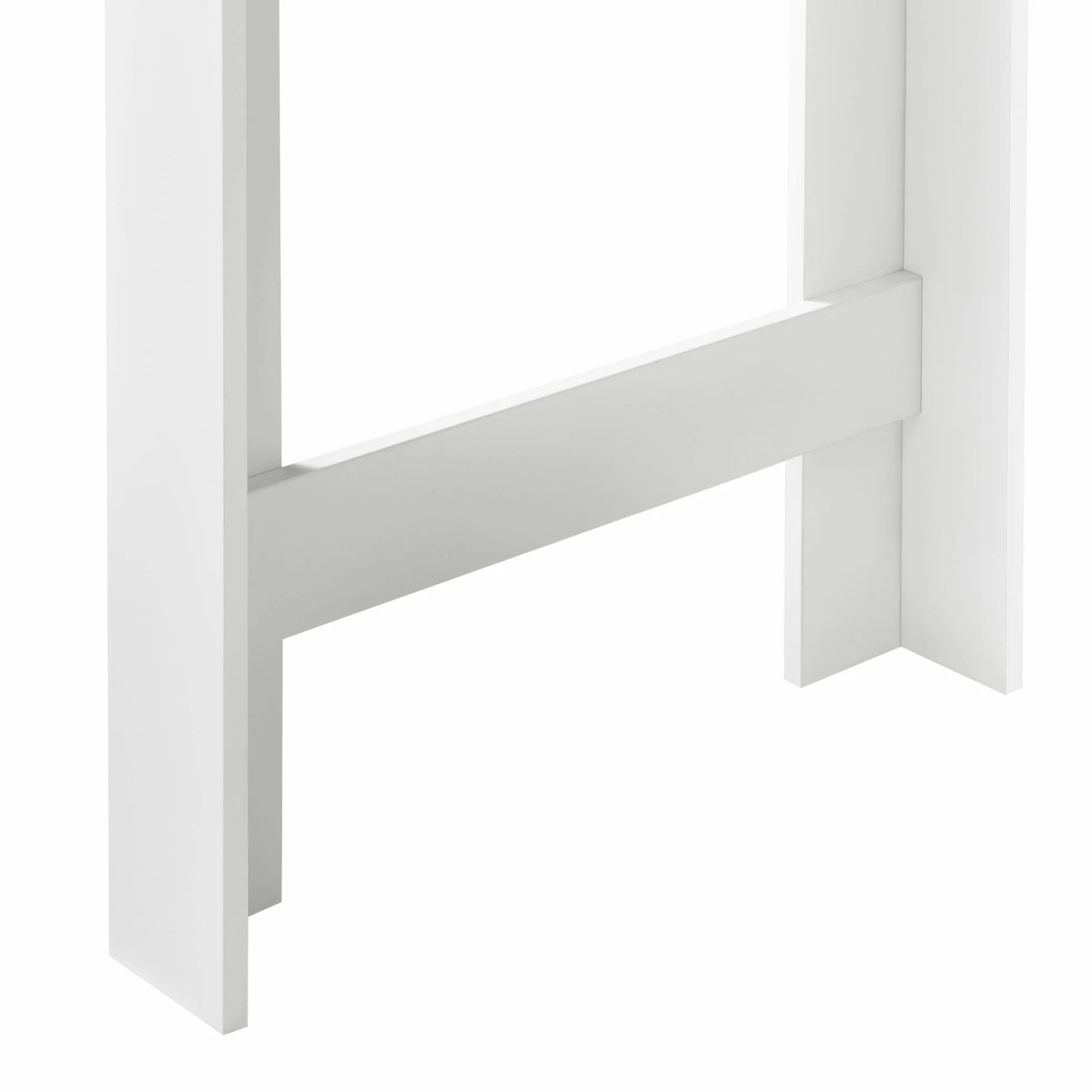 Stolik barowy z wbudowanymi półkami 120 x 60 x 106 cm 3 półki lada kuchenna