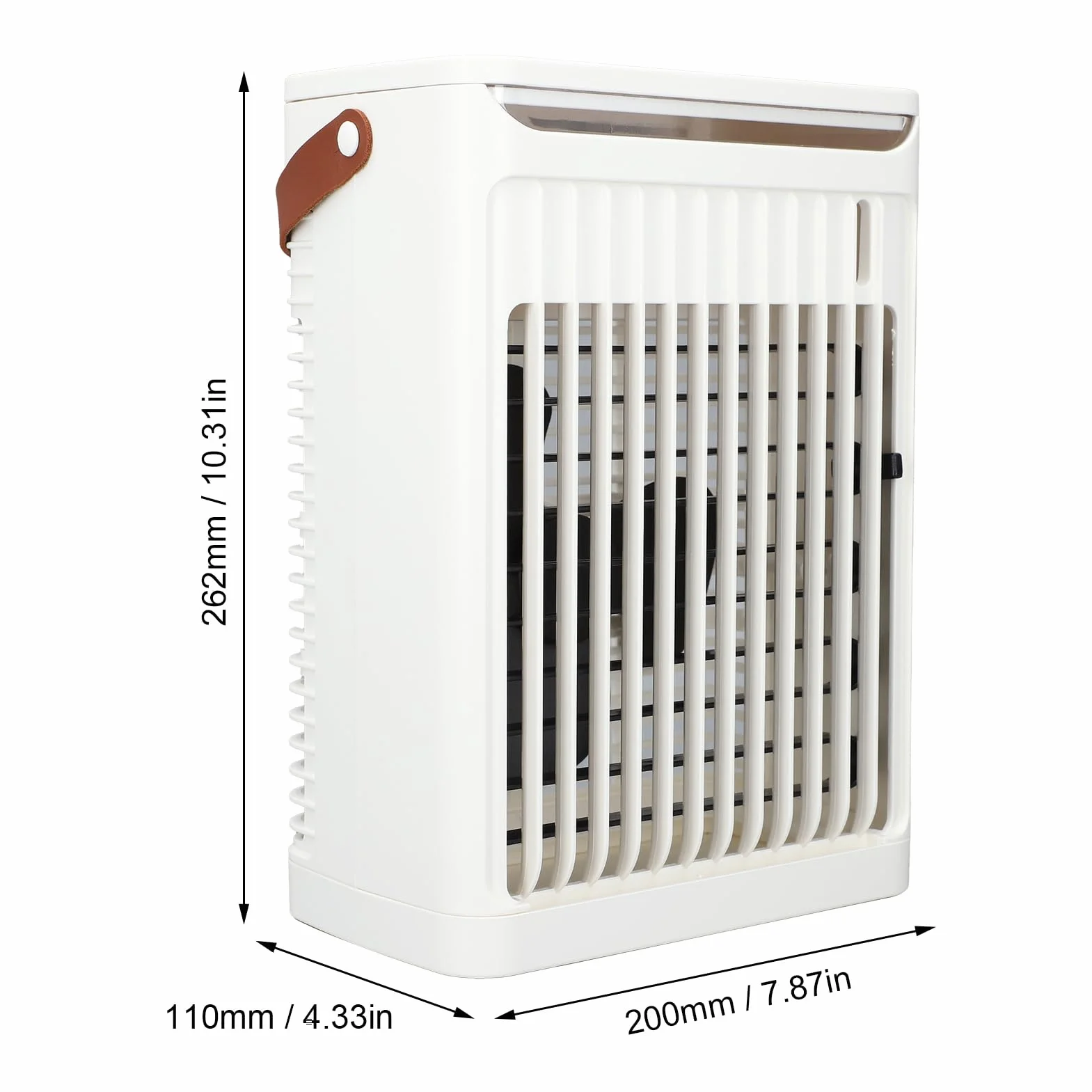 Przenośny Klimatyzator 2 Zimne Mgły 5 Prędkości Wentylatora 7 Diod LED 680 Ml Zbiornik USB Mini Cooler Nawilżacz Mgłowy do Domowego Biura