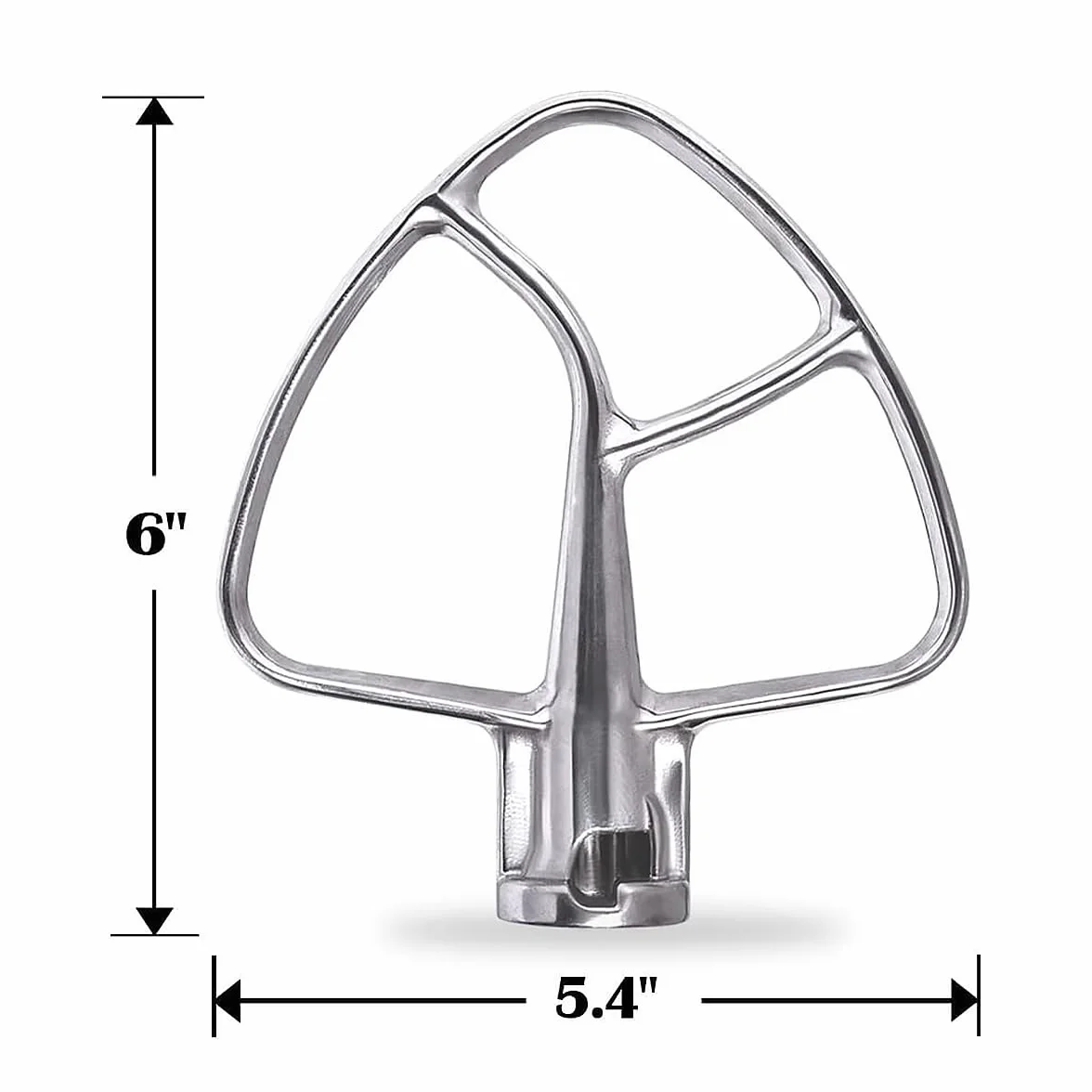 płaskie mieszadło ze stali nierdzewnej do KitchenAid 4.5-5 QT robot kuchenny mikser stojący można myć w zmywarce