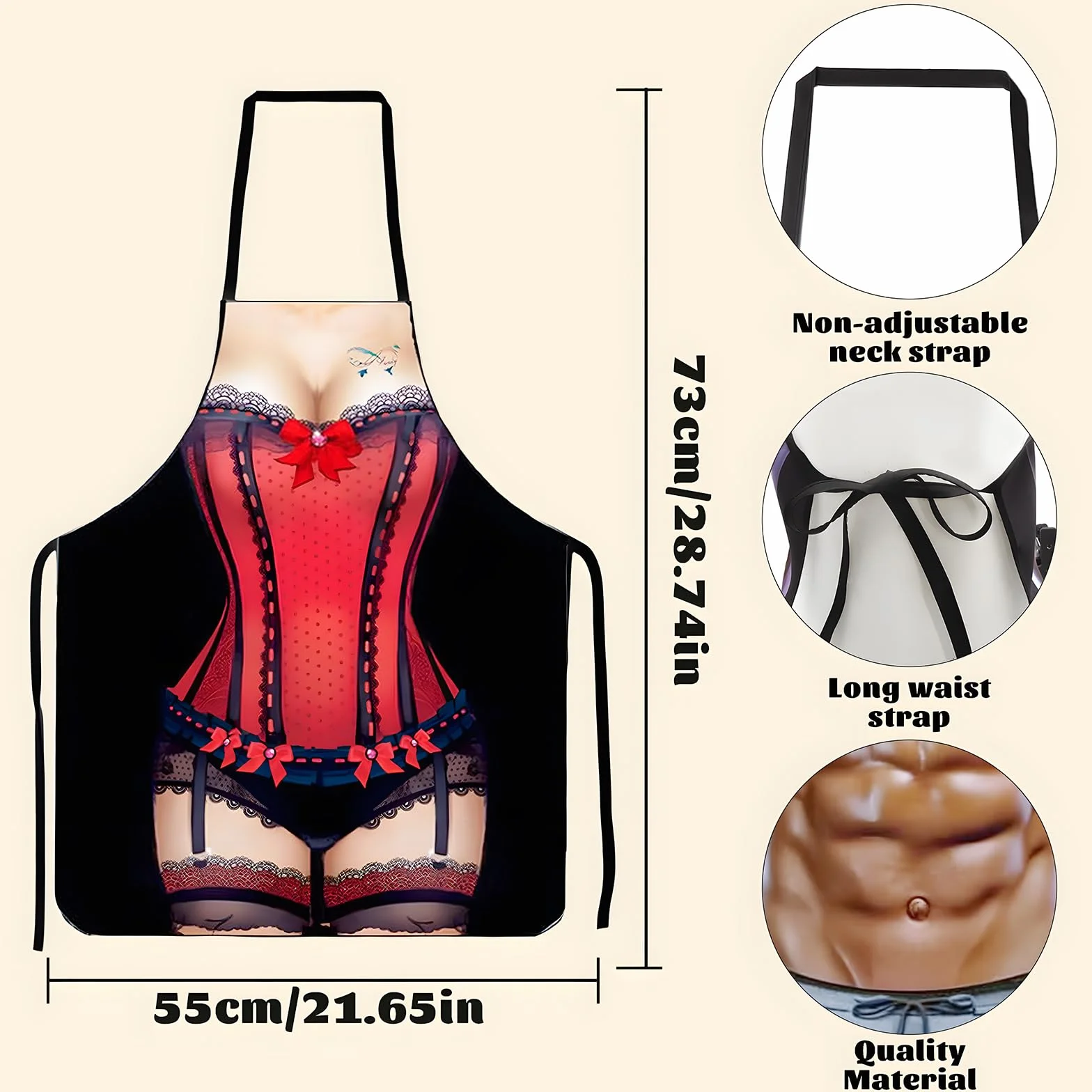 Śmieszne fartuchy 2 sztuki – zabawny fartuch dla par – prezenty dla sekretnego mikołaja – humorystyczny fartuch do gotowania, grillowania i imprez dla dorosłych