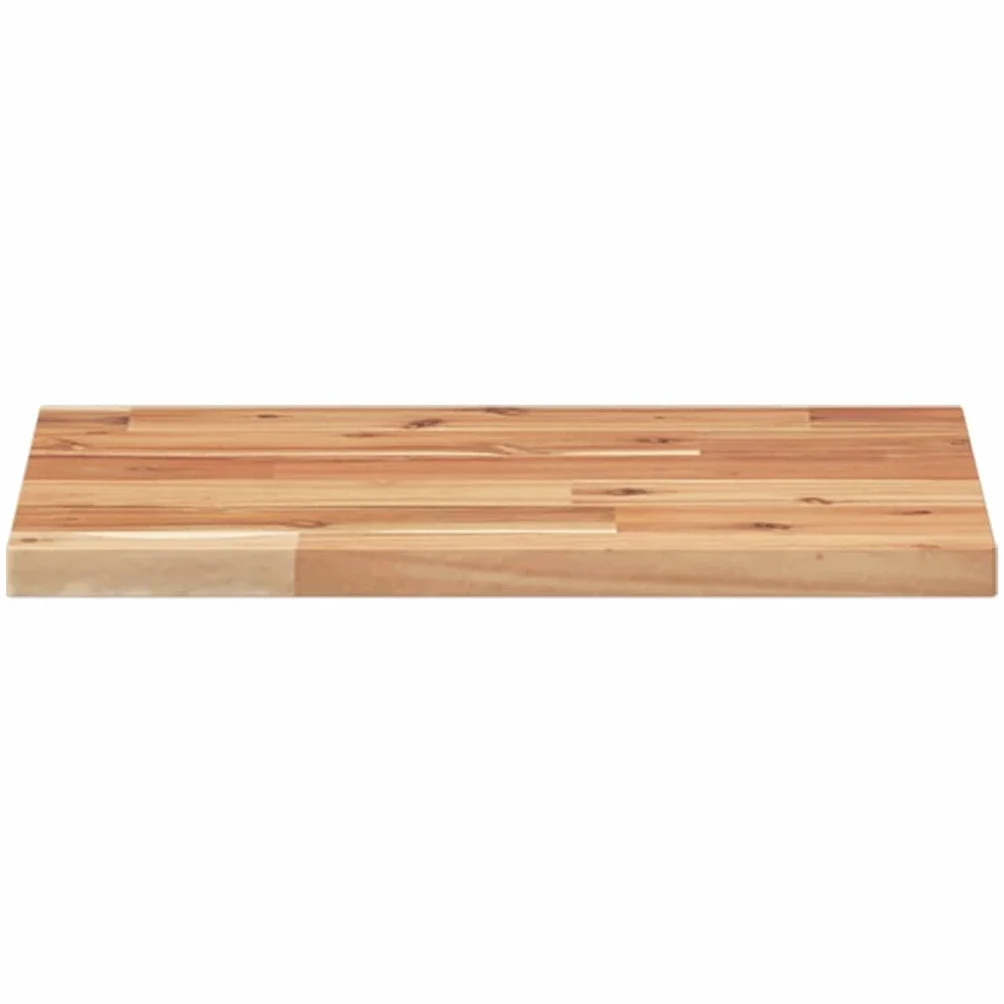 Zestaw 3 półek wiszących, 40 x 30 x 2 cm, lite drewno akacjowe, olejowane, regał ścienny do łazienki, sypialni, uniwersalna organizacja ścienna