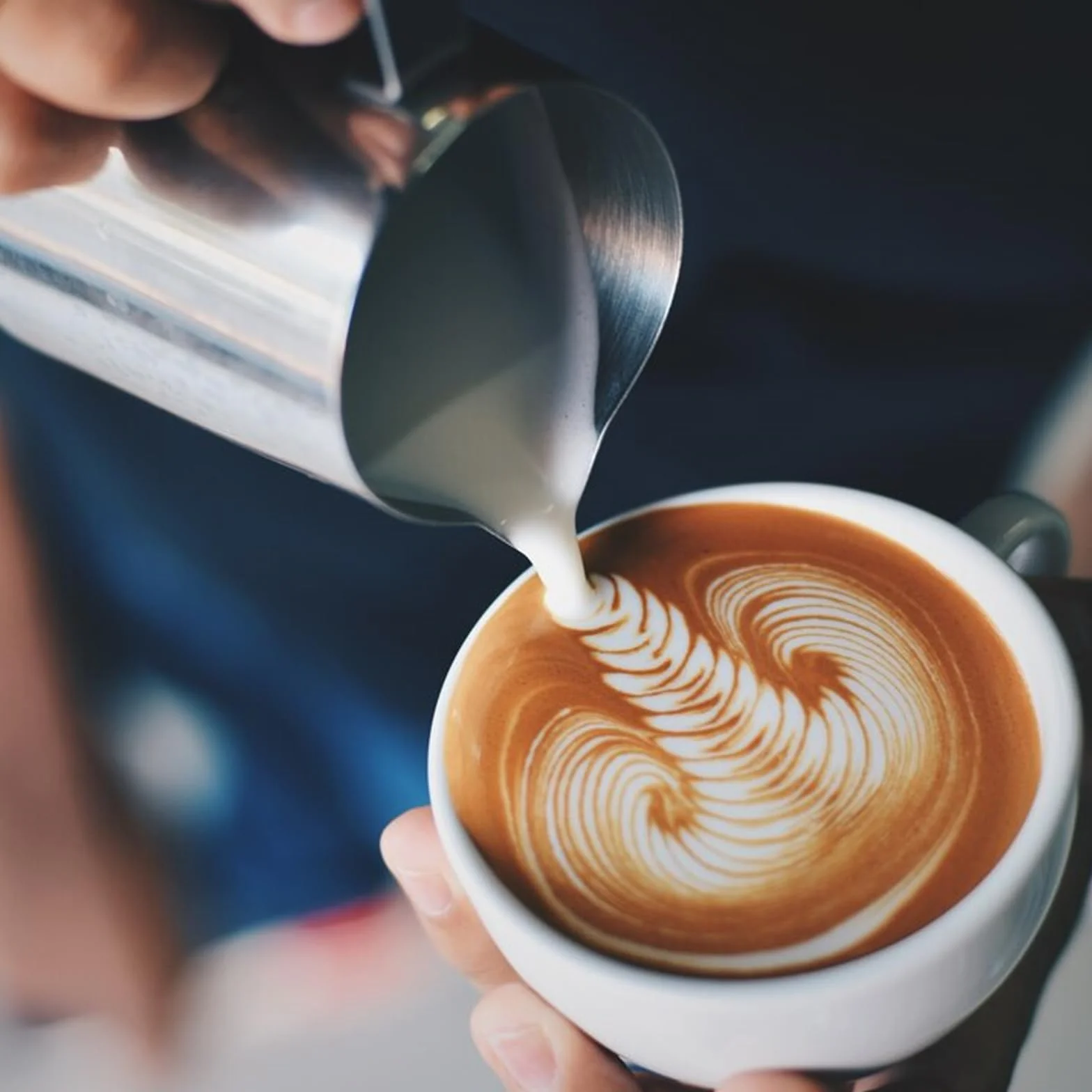 Dzbanek na mleko ze stali nierdzewnej 304 350 ml do spieniania Latte Art