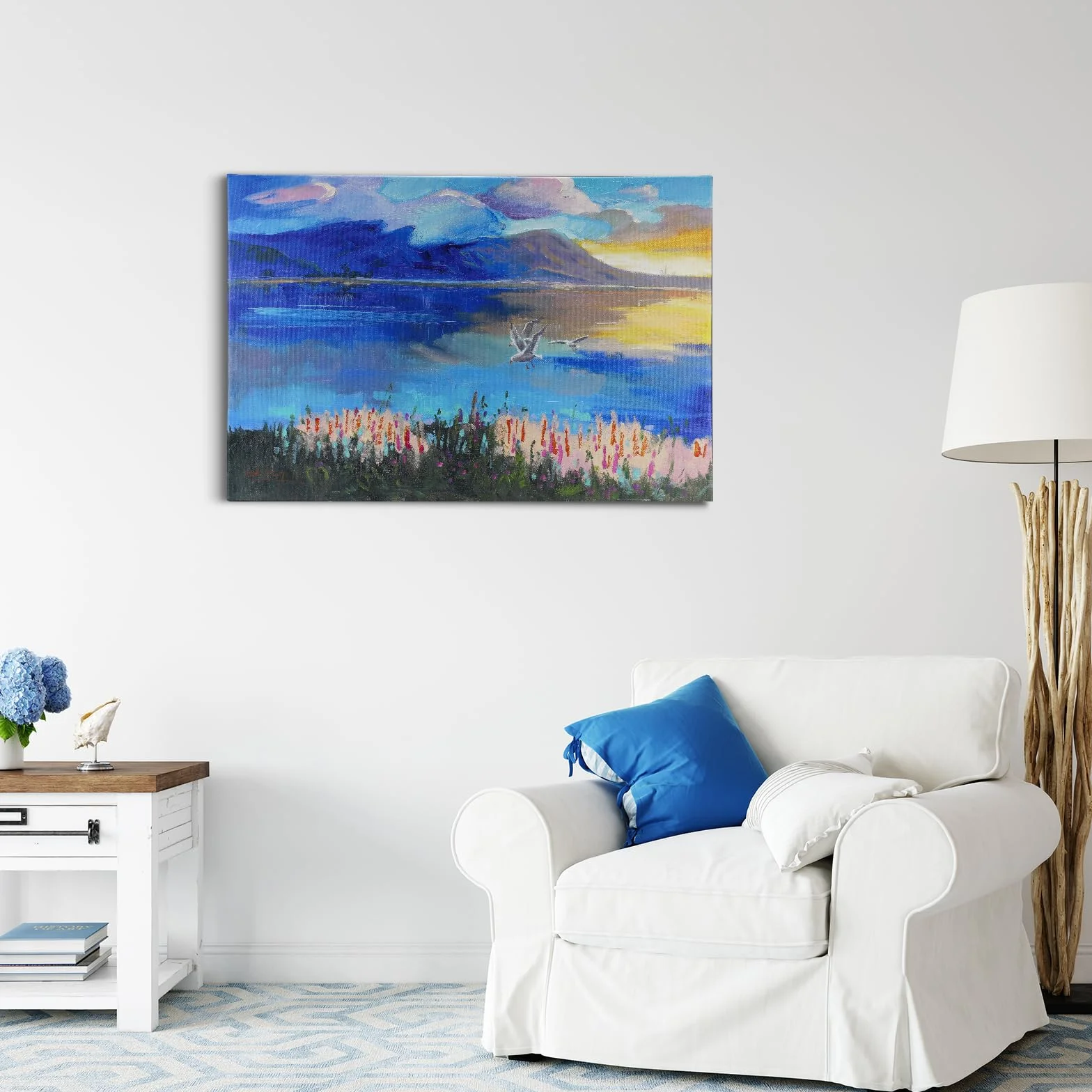 Obraz na płótnie 60x40 cm JBER SunsetClouds nowoczesny plakat dekoracja ścienna