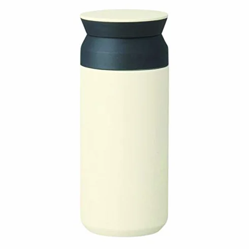 Kinto Podróżna Butelka izotermiczna 350 ml/500 ml, Stal nierdzewna, biała, 350 ml