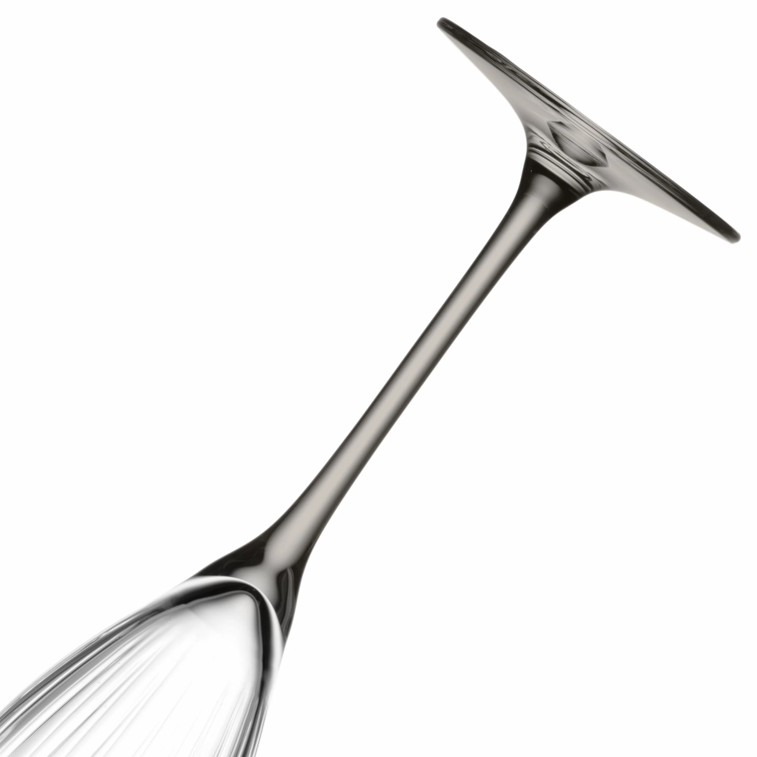 LEONARDO HOME Poesia 022381 kieliszki do szampana zestaw 6 kieliszków do szampana nadają się do mycia w zmywarce, wysokość 25 cm, 250 ml szary