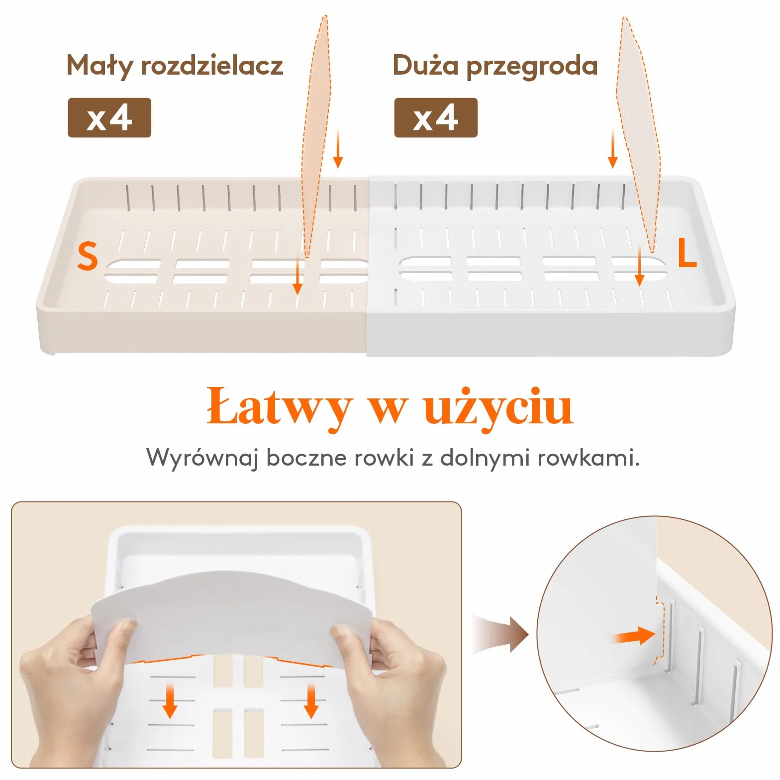 Lifewit Pokrywa Garnka Świeże Pudełko do Przechowywania, Pudełko na Lunch Pokrywa Organizer Kuchenny Uchwyt Szuflada, Teleskopowa 34-62cm