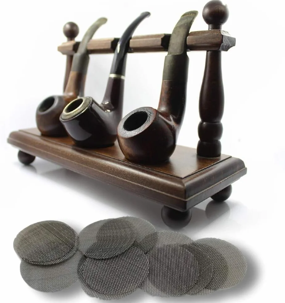 EKNA Sitka ze stali 100 szt. - drobne - 30 mm - sitko do fajki ze stali nierdzewnej - sitko ze stali nierdzewnej duże (100 szt.)