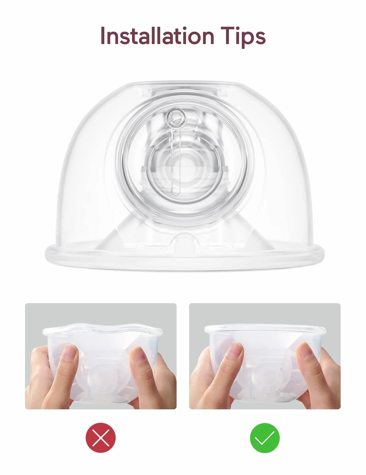 Momcozy Kompletny zestaw kolektorów do odciągania mleka do Momcozy S9 Pro/S12 Pro, NIE do S9/S12 Oryginalne akcesoria zamienne do laktatora S9 Pro/S12 Pro (180 ml, z kołnierzem z pojedynczą uszczelką