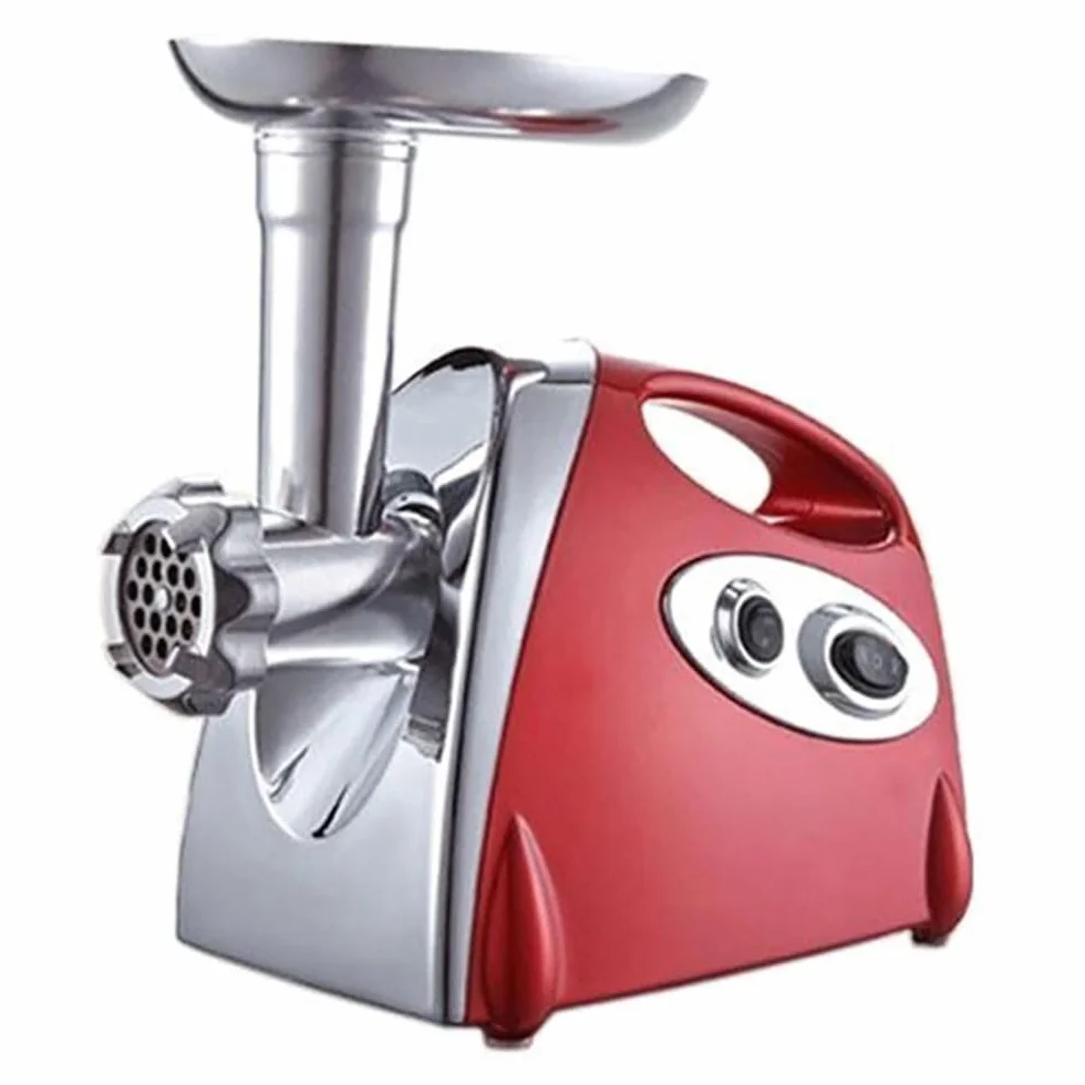 Maszynka Do Mięsa 800 W, Nadziewarka Do Kiełbas, Wielofunkcyjny Sitko Do Pomidorów, Do Użytku Domowego Z 3 Płytkami Tnącymi, Rurka Do Nadziewania Kiełbas I Zestaw Do Robienia Kiełbasek(Red)