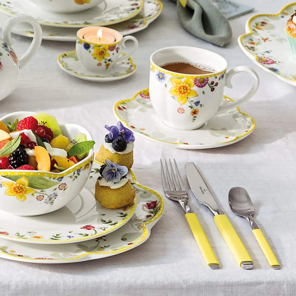 Villeroy & Boch Spodek do przebudzenia wiosny, nadaje się do kuchenki mikrofalowej, dekoracje wielkanocne do domu, prezenty wielkanocne dla dorosłych, porcelana premium