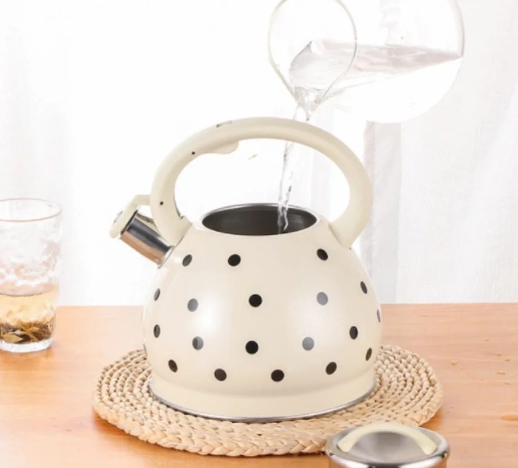 Czajnik Kuchenka Gazowa Vintage czajnik do herbaty wzór płomienia czajniczek płyta kuchenna ceramiczny ogień dzbanek kawy Retro wodny Czajnik Do Domu