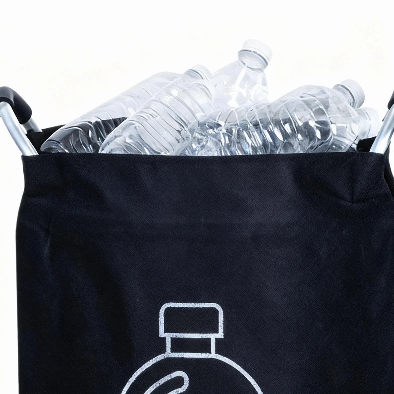 Wewnętrzne Pojemniki Do Recyklingu Dla Kuchni - 82L Składany Pojemnik Na Butelki Z Kaucją,Kosz Do Recyklingu Z Aluminiową Rączką,do Użytku w Garażu, Łazience, Akademiku, Pod Zlewem,